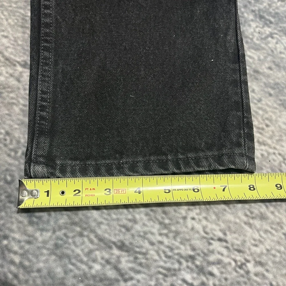 Vintage 90s Levi's 505‎ Jeans Regular Fit Straight Leg 34x34 Black Made In USA